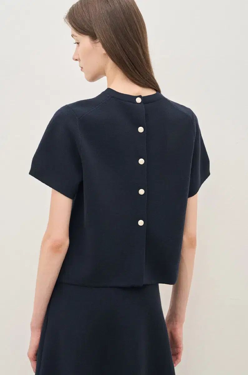 the CASHMERE ハーフ スリーブ トップス ハン HAN 섬 The HANDSOME