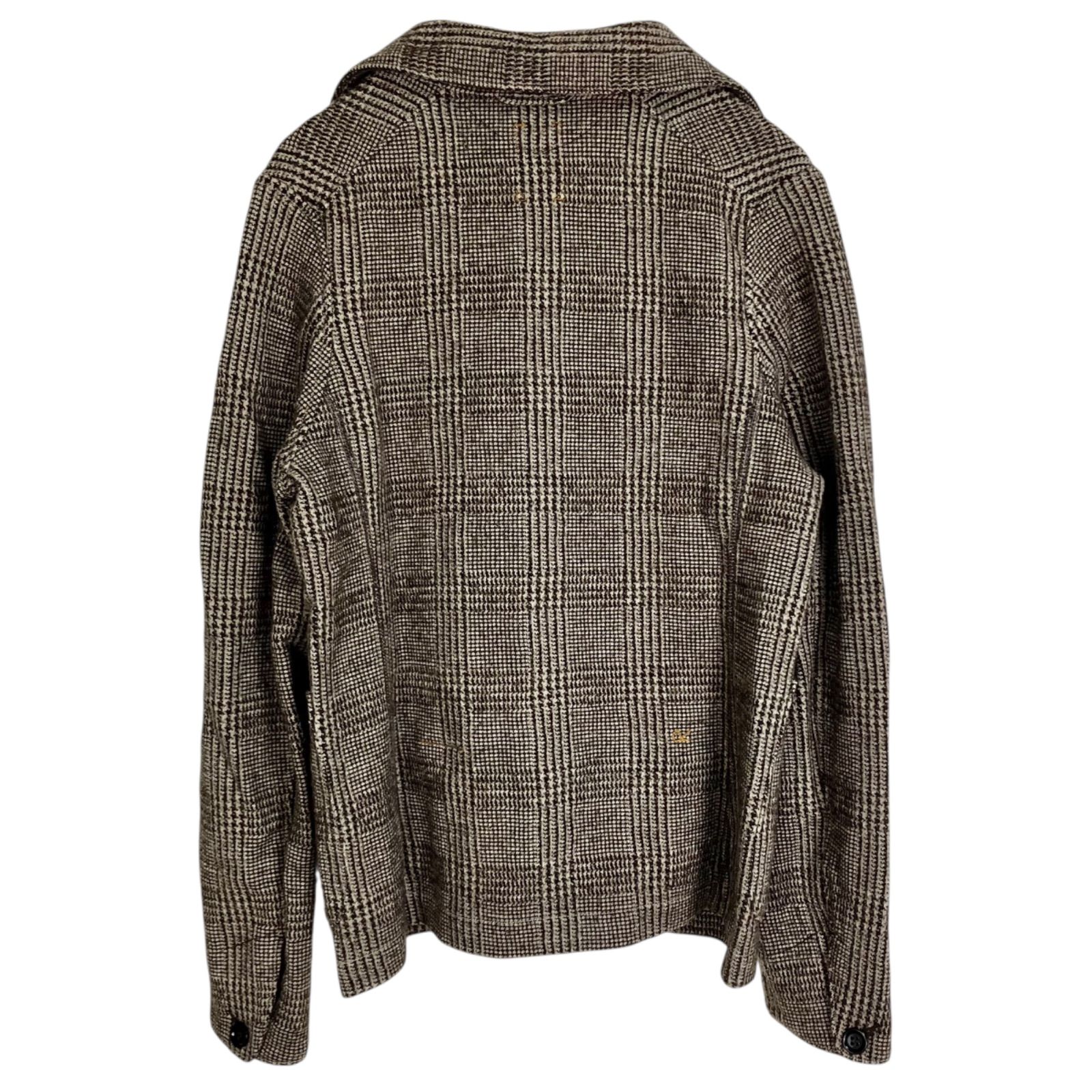 45R ジャージフラノのヨットオール サイズ2 ブラウン 茶 45R ウール コットン ジャケット コート 5123029