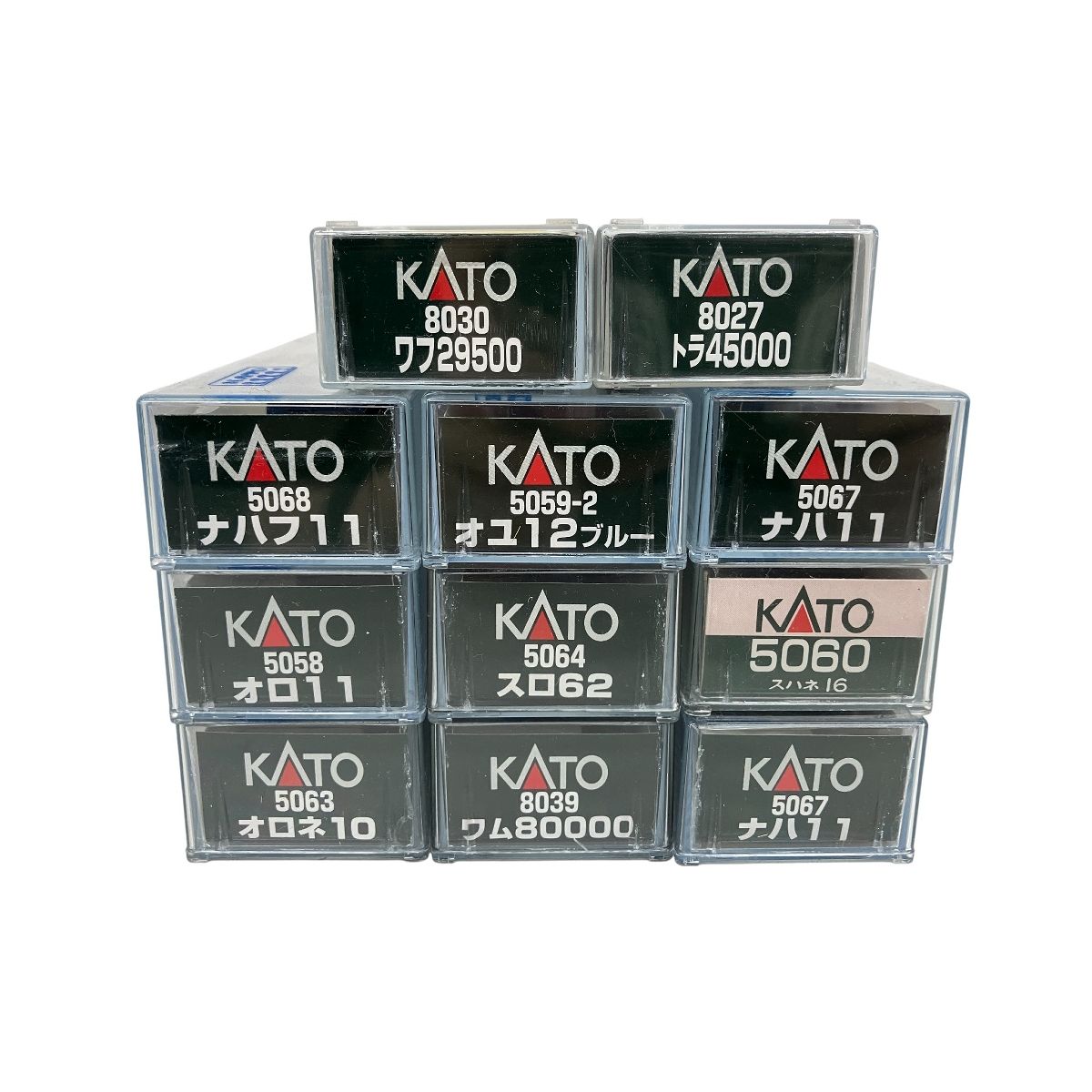 KATO 5058 5059 2 5060 他 国鉄 客車 青 8両セット コンテナ車 Nゲージ 鉄道模型