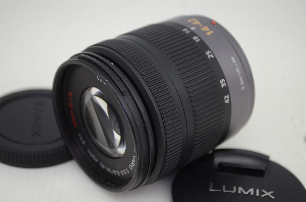 Panasonic LUMIX G VARIO 14-42mm F3.5-5.6 ASPH. MEGA O.I.S H-FS014042 マイクロフォーサーズ ズームレンズ 251028d