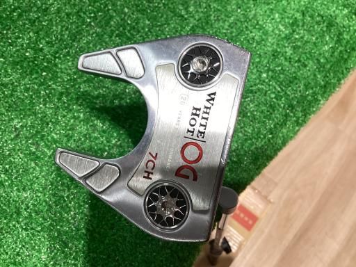 【】 オデッセイ WHITE HOT OG #7 CH 34インチ パター PT スチール (フレックスその他) メンズ 男性用 右利き 右用 Dランク ゴルフクラブ