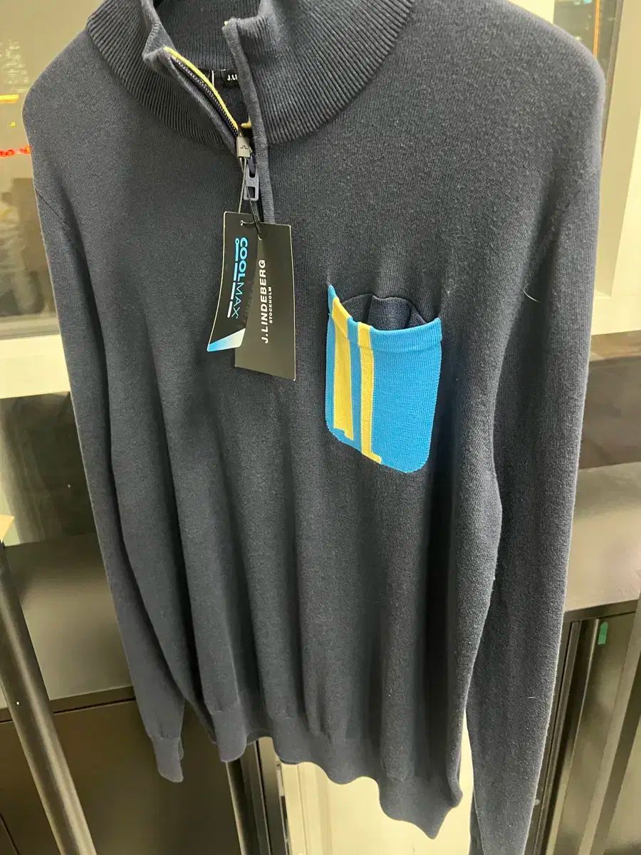 LINDBERG リンドバーグ ニットハーフジップ メンズ用