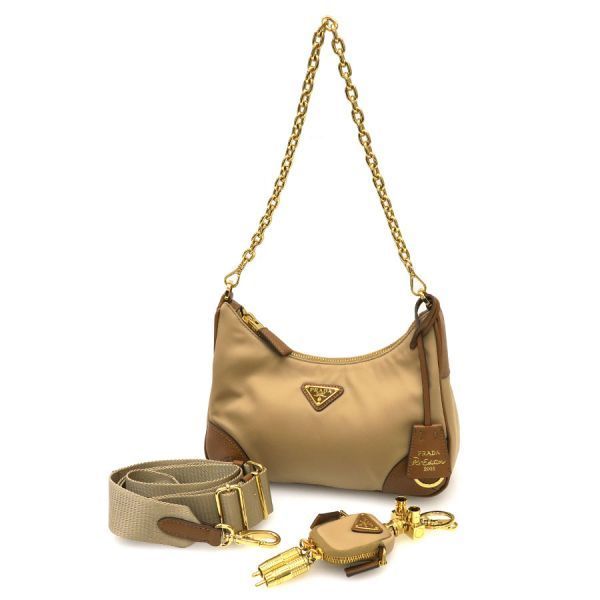 プラダ リナイロン 2WAYチェーンショルダー 1BH204 Aランク