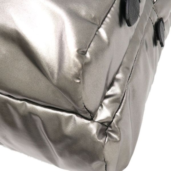 プラダ PVC ナイロン ボディバッグ ワンショルダー 1BZ026 シルバー プラダ PVC ナイロン ボディバッグ ワンショルダー 1BZ026 シルバー
