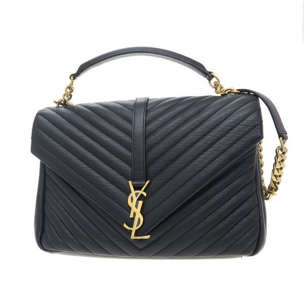 サンローラン・パリ クラシック モノグラム サンローラン・チェーンショルダー 392738 Aランク