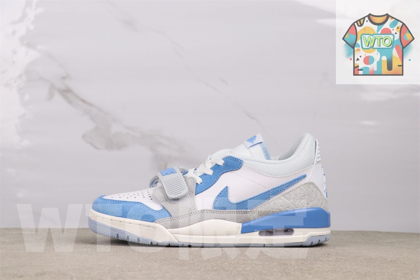 今日 Air Jordan Legacy 312 Low CD 7069 - 141 ホワイトブルー-WTO輸入2