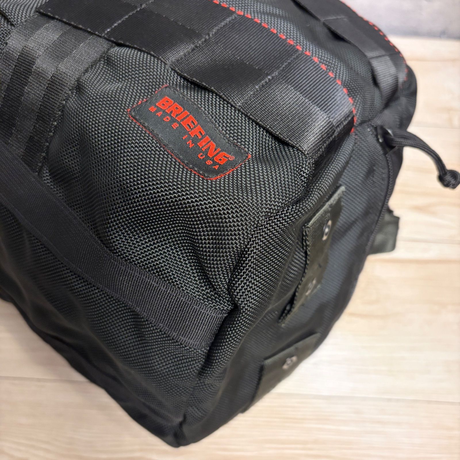 ⭐️外観美品⭐️ブリーフィング 2way カーゴ CARGO USA製 ボストン ✨BRIEFING CARGO ボストンバッグ USA製 2WAY 黒✨ ショルダー付き