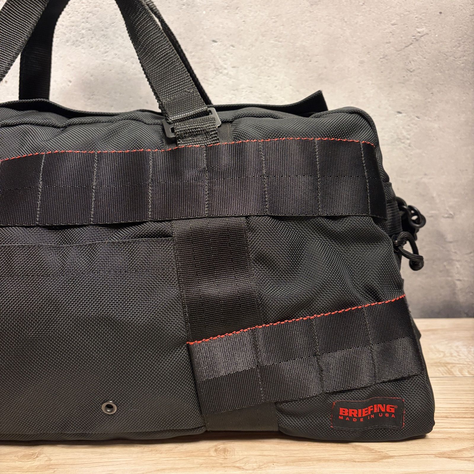 ブリーフィング ボストンバッグ CARGO USA製 2way ナイロン 黒 ✨BRIEFING CARGO ボストンバッグ USA製 2WAY 黒✨ ショルダー付き