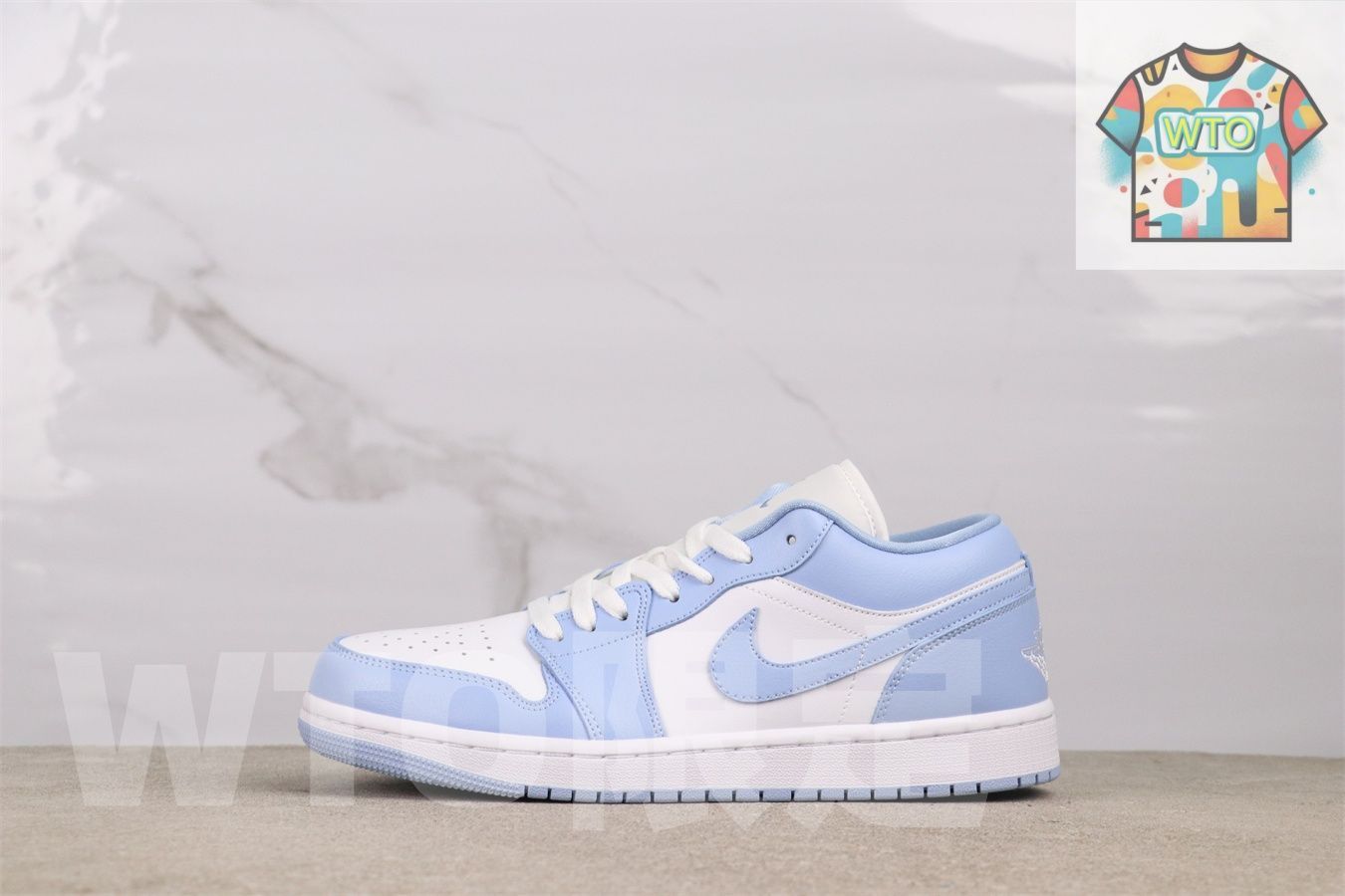 今日 Air Jordan 1 DC 0774 - 142 アイスブルー-WTO輸入2