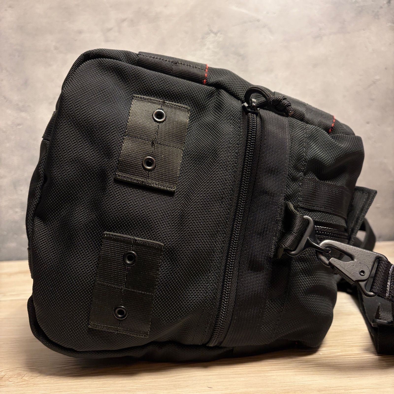 【美品】BRIEFING ブリーフィング ボストンバッグ ブラック CARGO ✨BRIEFING CARGO ボストンバッグ USA製 2WAY 黒✨ ショルダー付き