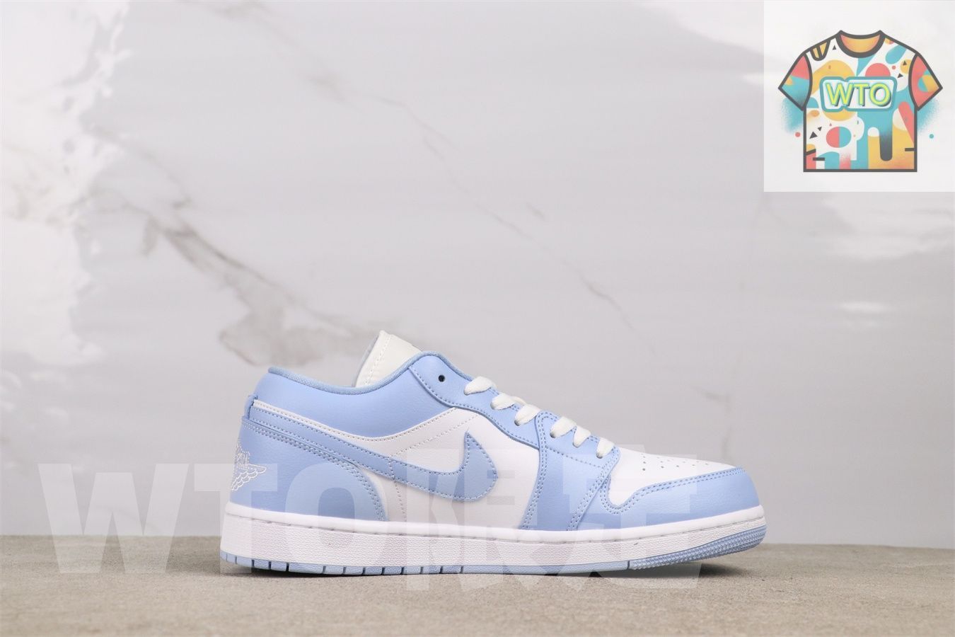 今日 Air Jordan 1 DC 0774 - 142 アイスブルー-WTO輸入2