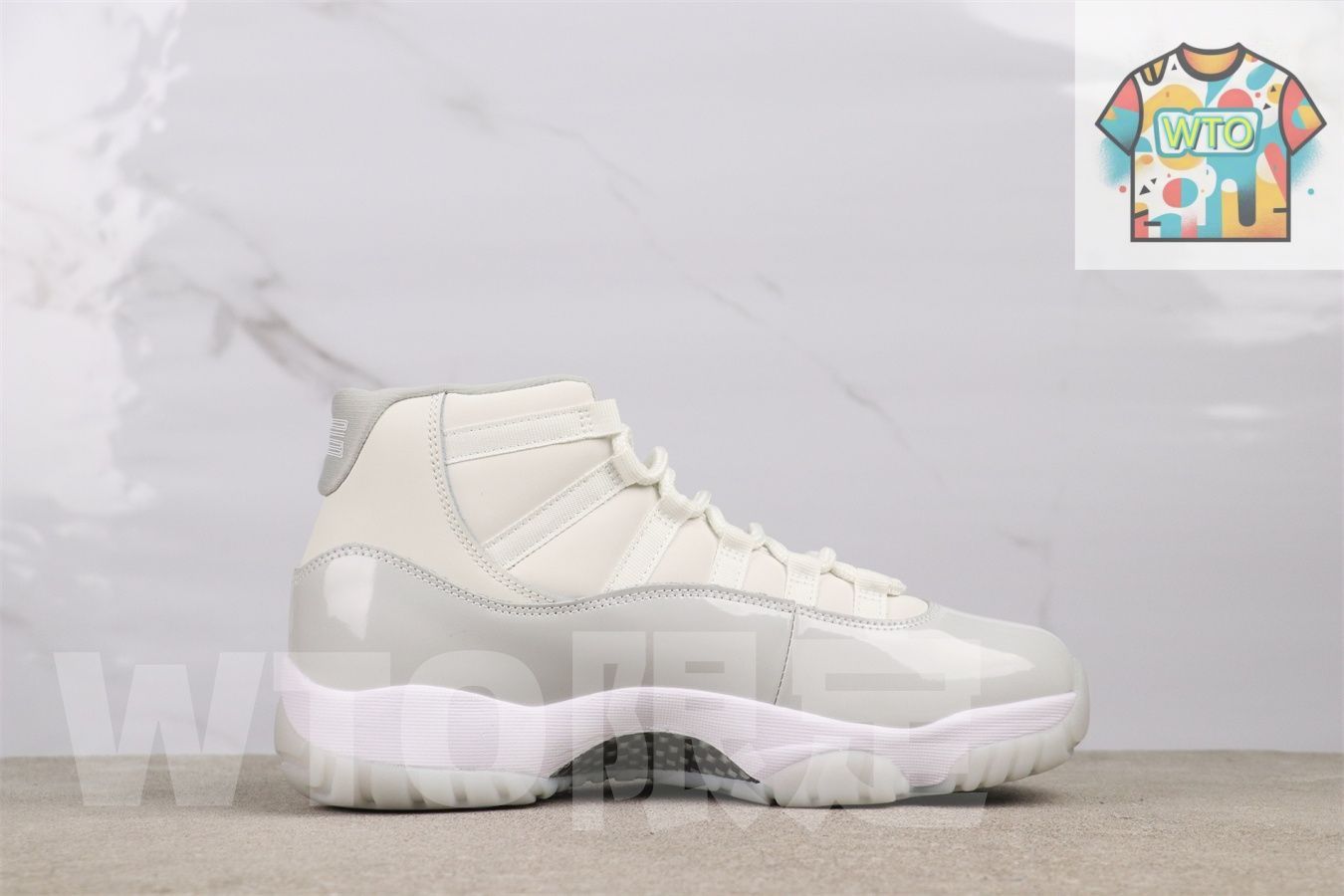 今日 Air Jordan 11 AR 0715 - 110 ピュアホワイト-WTO輸入2