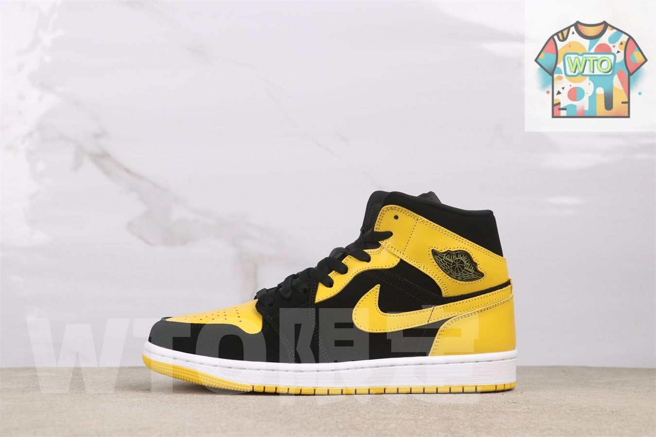 今日 エアジョーダン 1 HJ 6654-071 ブライトイエロー-WTO輸入2