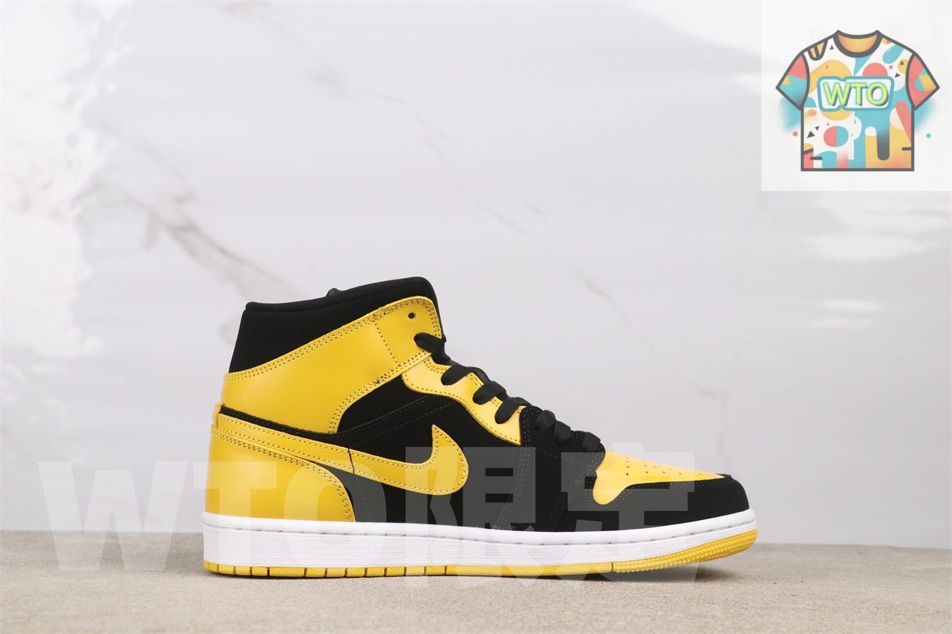 今日 エアジョーダン 1 HJ 6654-071 ブライトイエロー-WTO輸入2