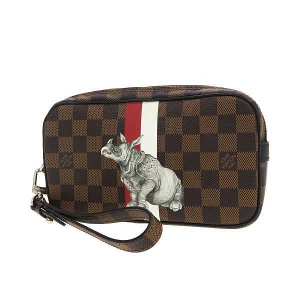 ルイヴィトン ダミエ ポシェット･ヴォルガ N63350 Aランク