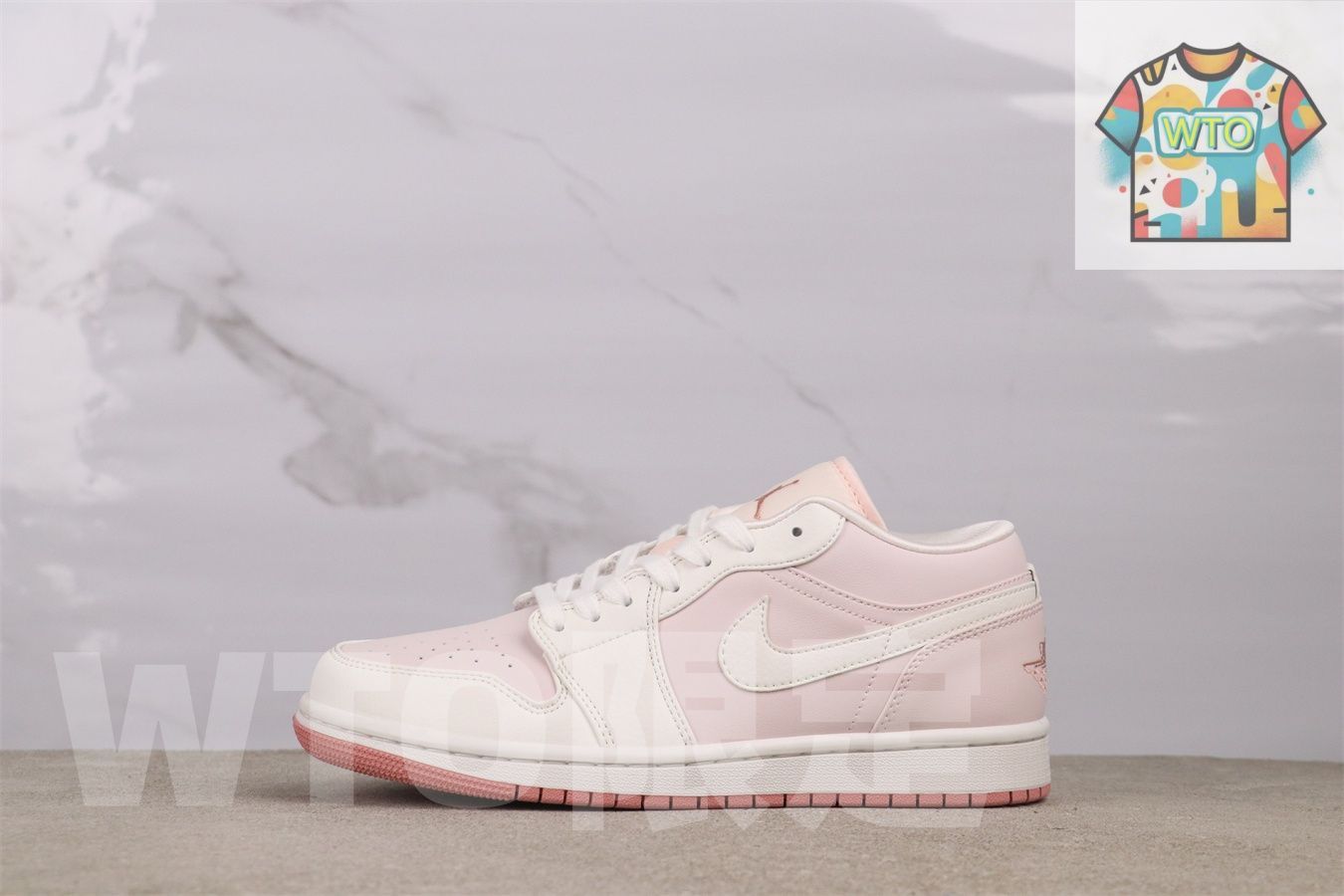 今日 Air Jordan 1 エアジョーダン IH 0823 611 ホワイトピンク WTO輸入2