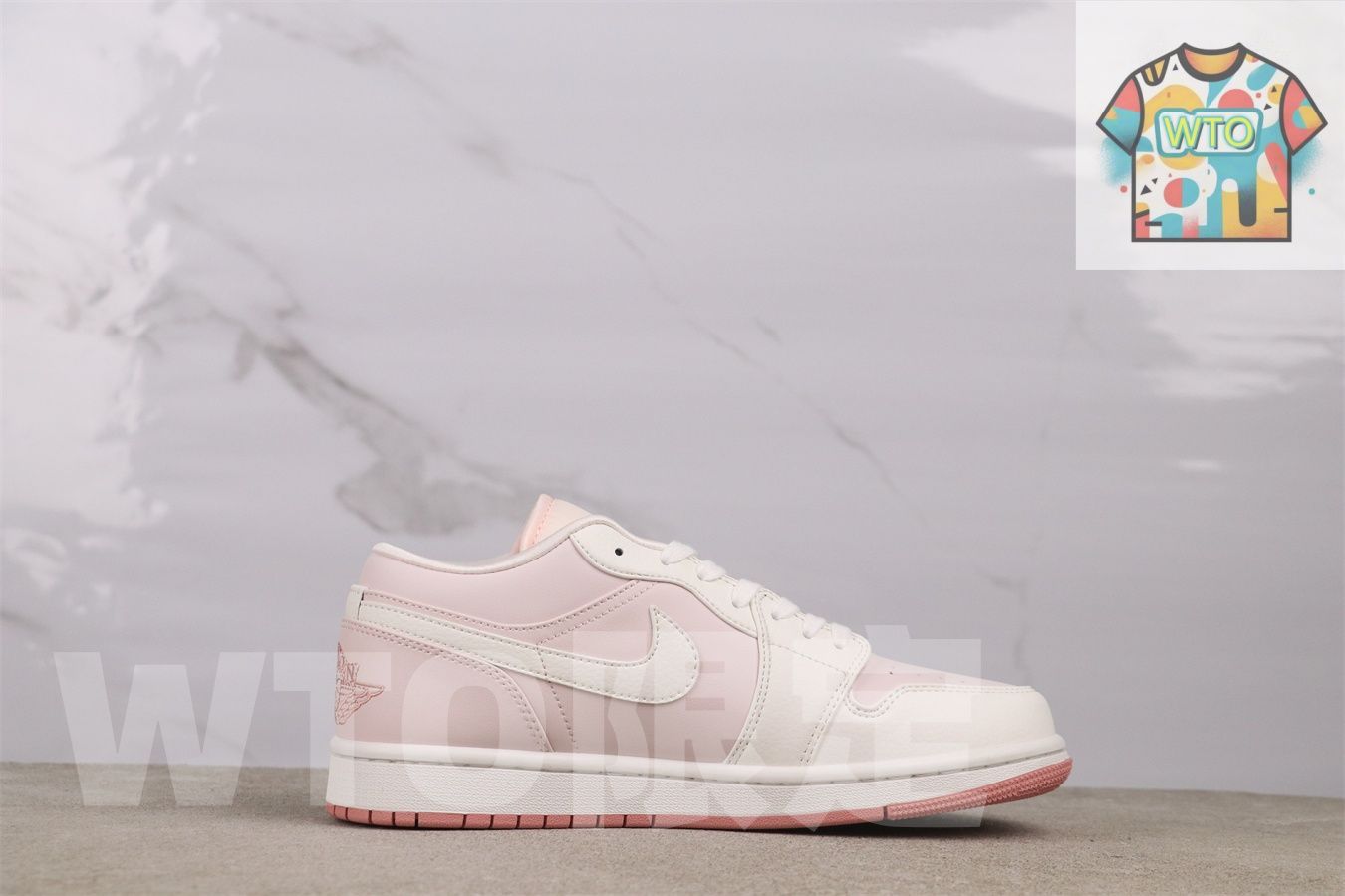 今日 Air Jordan 1 エアジョーダン IH 0823-611 ホワイトピンク-WTO輸入2