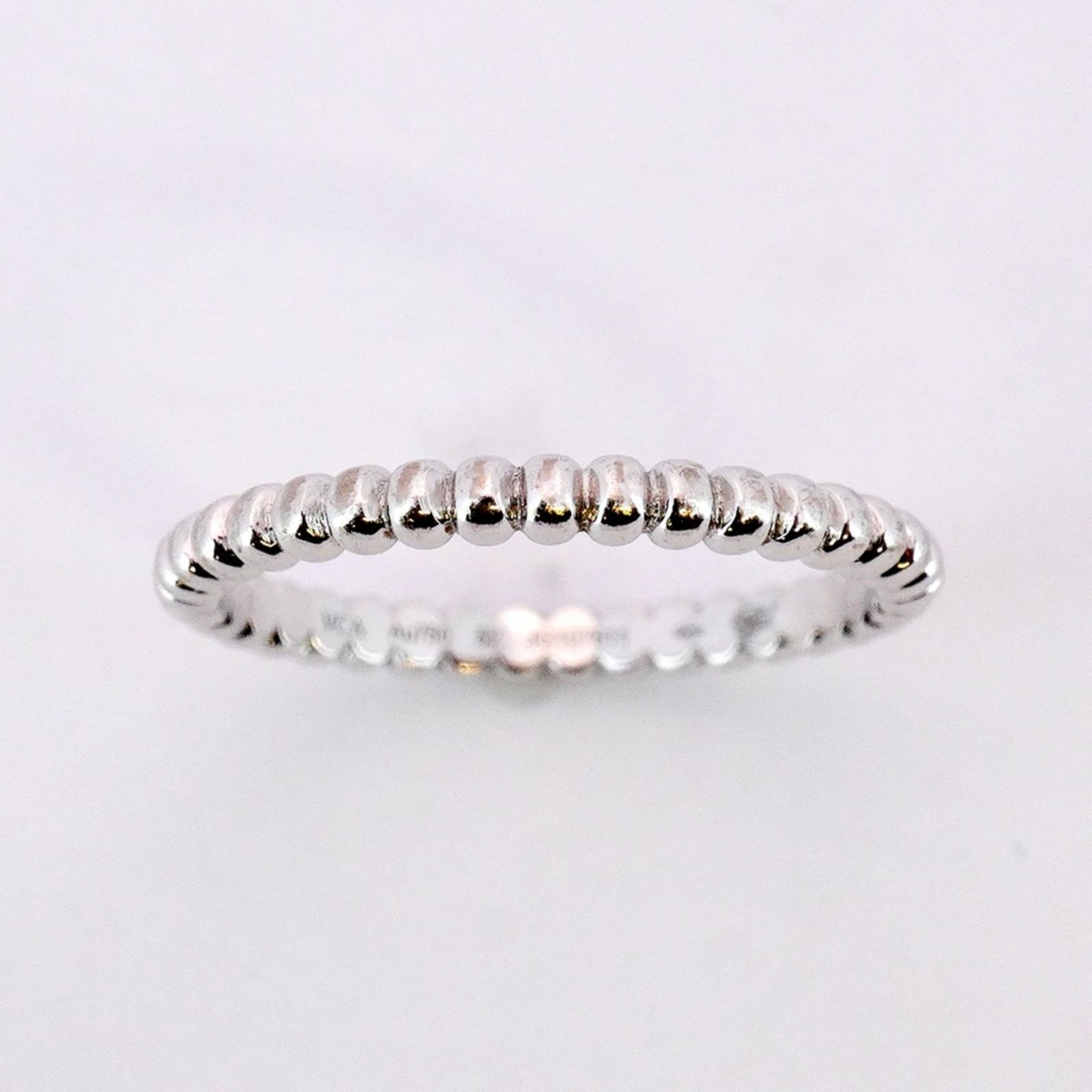 ヴァン クリーフ＆アーペル Van Cleef - Arpels ヴァンクリーフ＆アーペル リング ペルレ 18 KWG ホワイトゴールド ＃52レディース