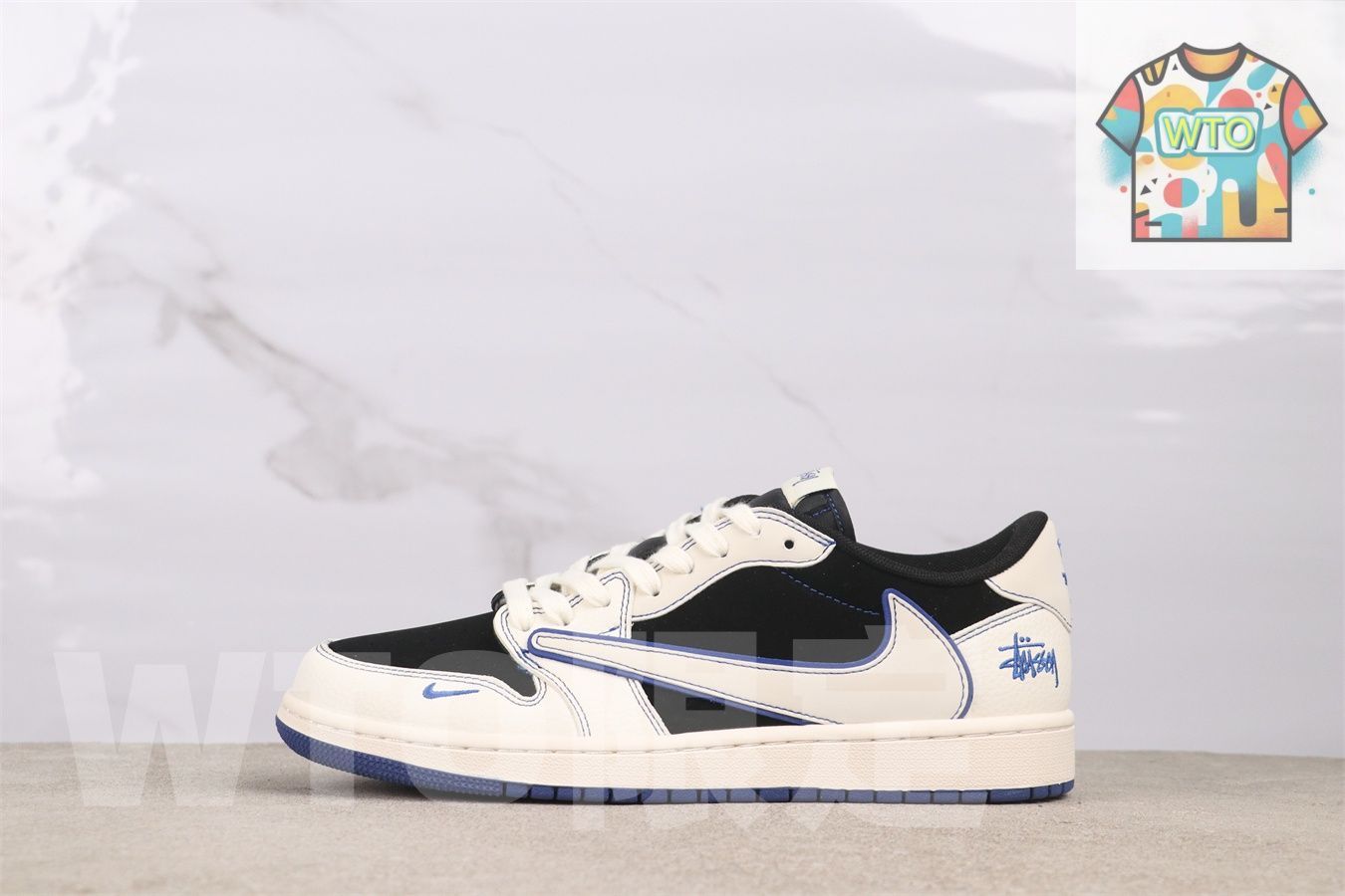 今日 Air Jordan 1 エアジョーダン SJ 2068 113 シミブラック WTO輸入2