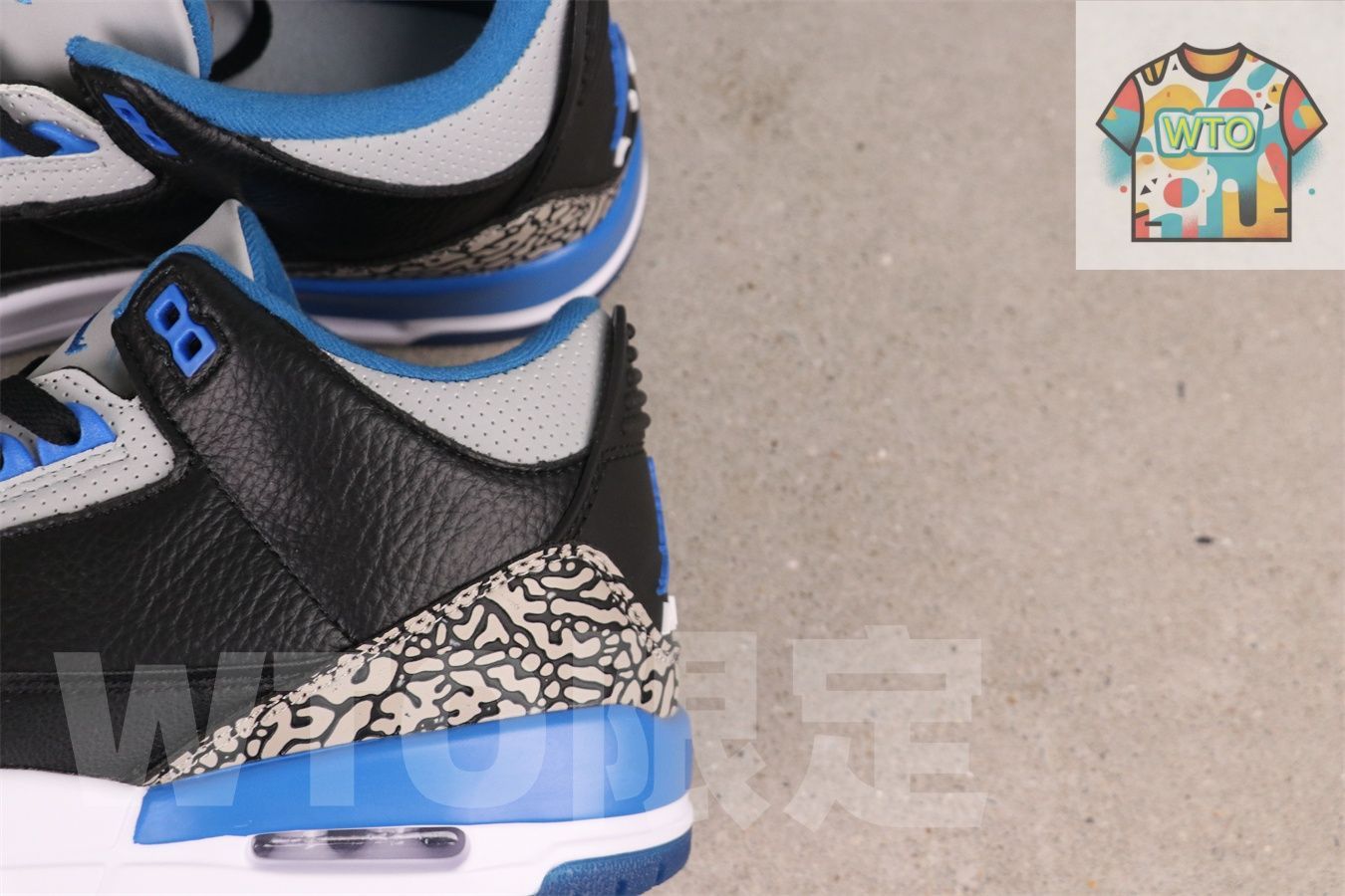  今日 Air Jordan 3 エアジョーダン 136064-007 スポーツブルー-WTO輸入2 スニーカー 靴