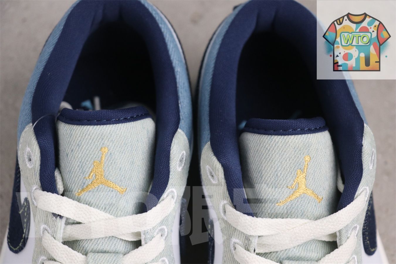  今日 Air Jordan 1 エアジョーダン IH 0648-141 デニムブルー-WTO輸入2 スニーカー 靴