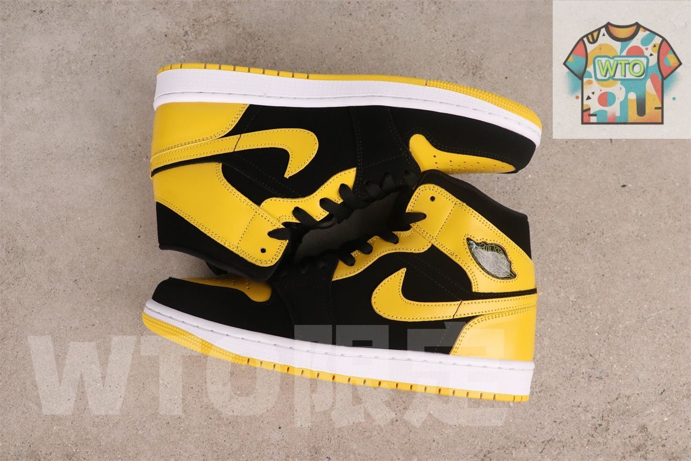  今日 エアジョーダン 1 HJ 6654-071 ブライトイエロー-WTO輸入2 スニーカー 靴