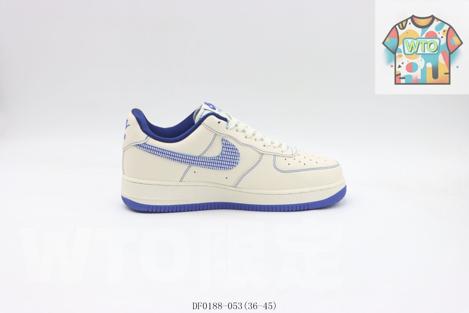 今日 Nike ナイキ スケートシューズ DF 0188-053 ホワイトブルー-WTO輸入2