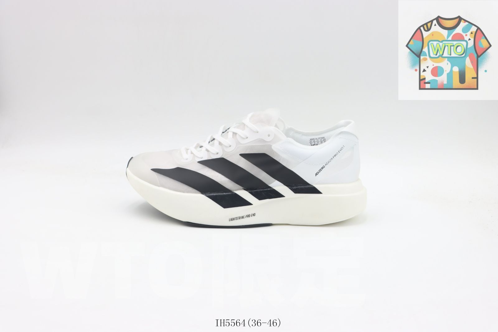 今日 Adidas アディダス ランニングシューズ IH 5564 ホワイトブラック-WTO輸入2