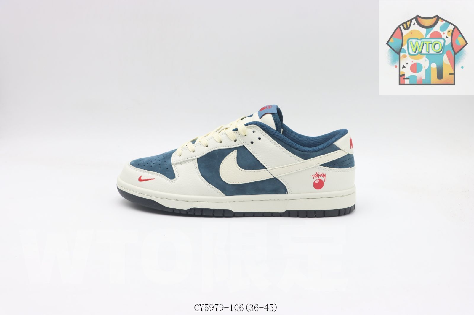 今日 Nike ナイキ スケートシューズ CY 5979 106 ホワイトブルー WTO輸入2