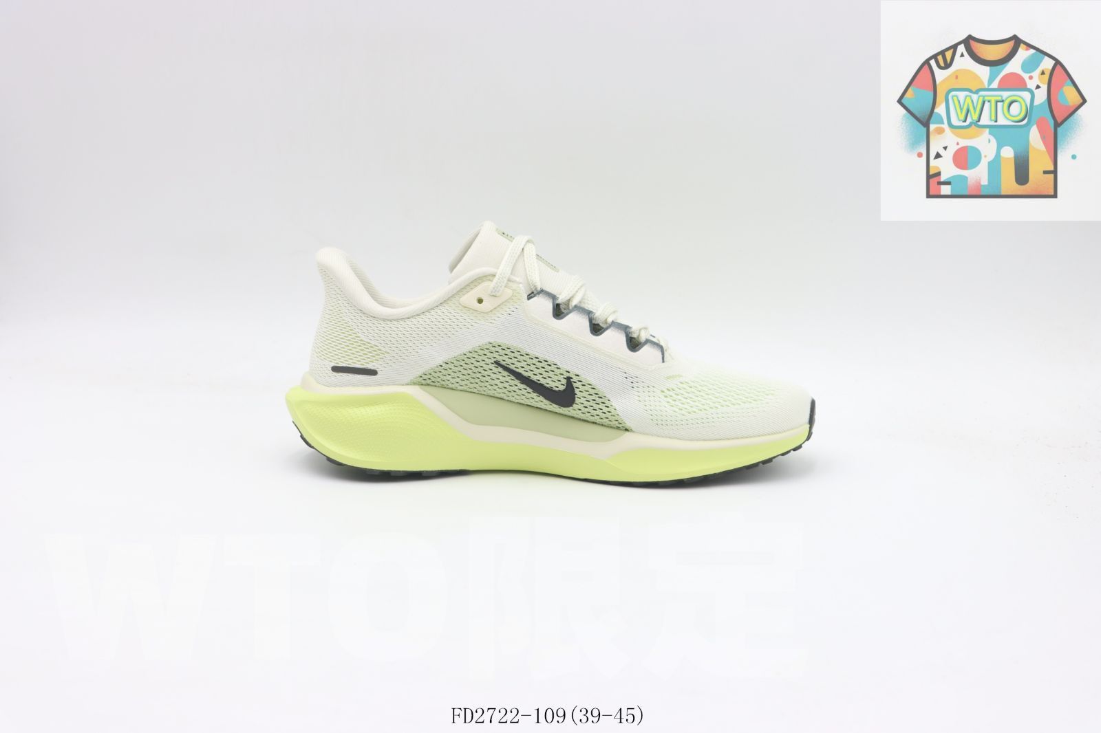 今日 Nike ナイキ ランニングシューズ FD 2722-109 ホワイトブラックグリーン-WTO輸入2