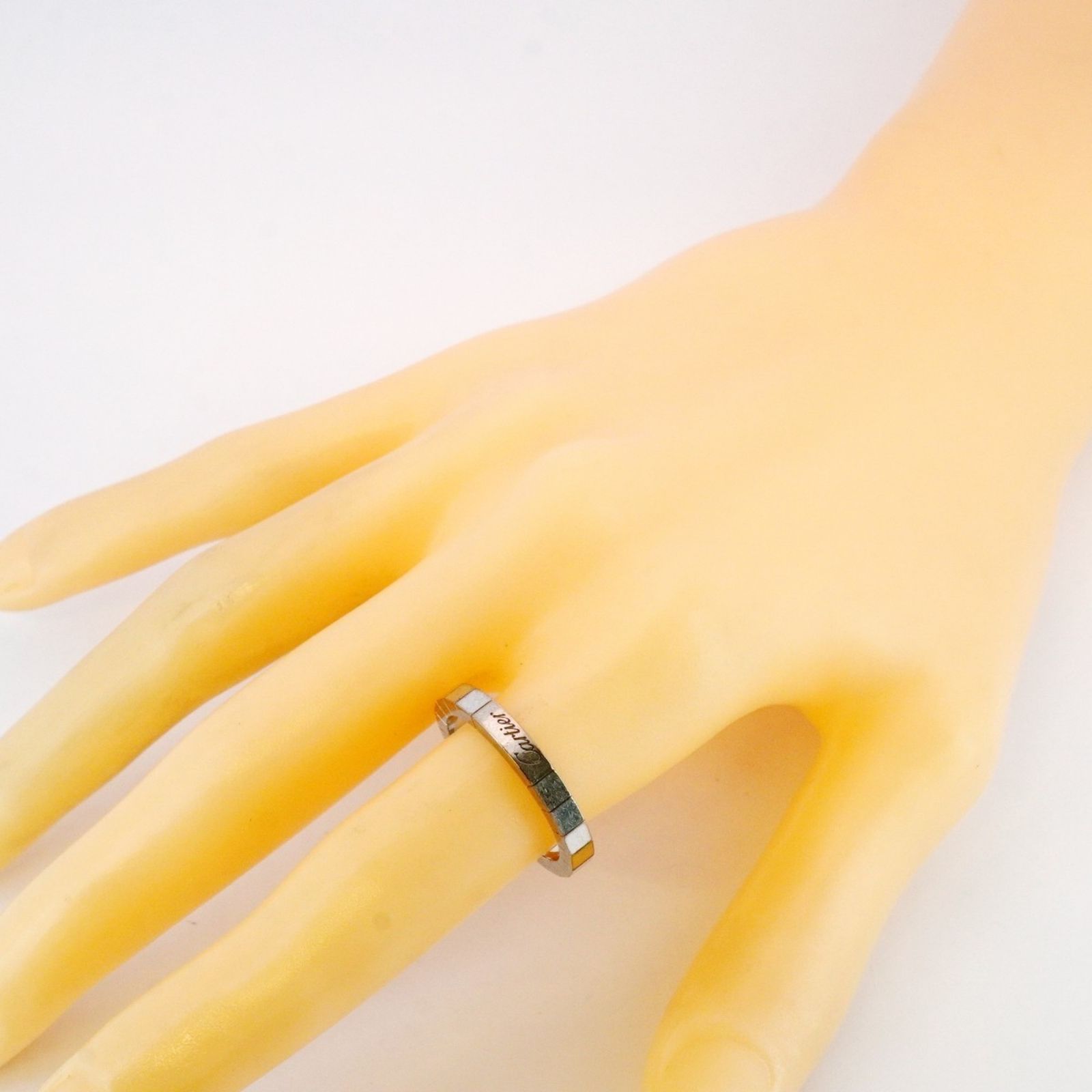 Cartier ラニエール ホワイトゴールド6.6g 希少サイズ59 金急高騰中 カルティエ(Cartier) カルティエ リング ラニエール 18KWG ホワイト