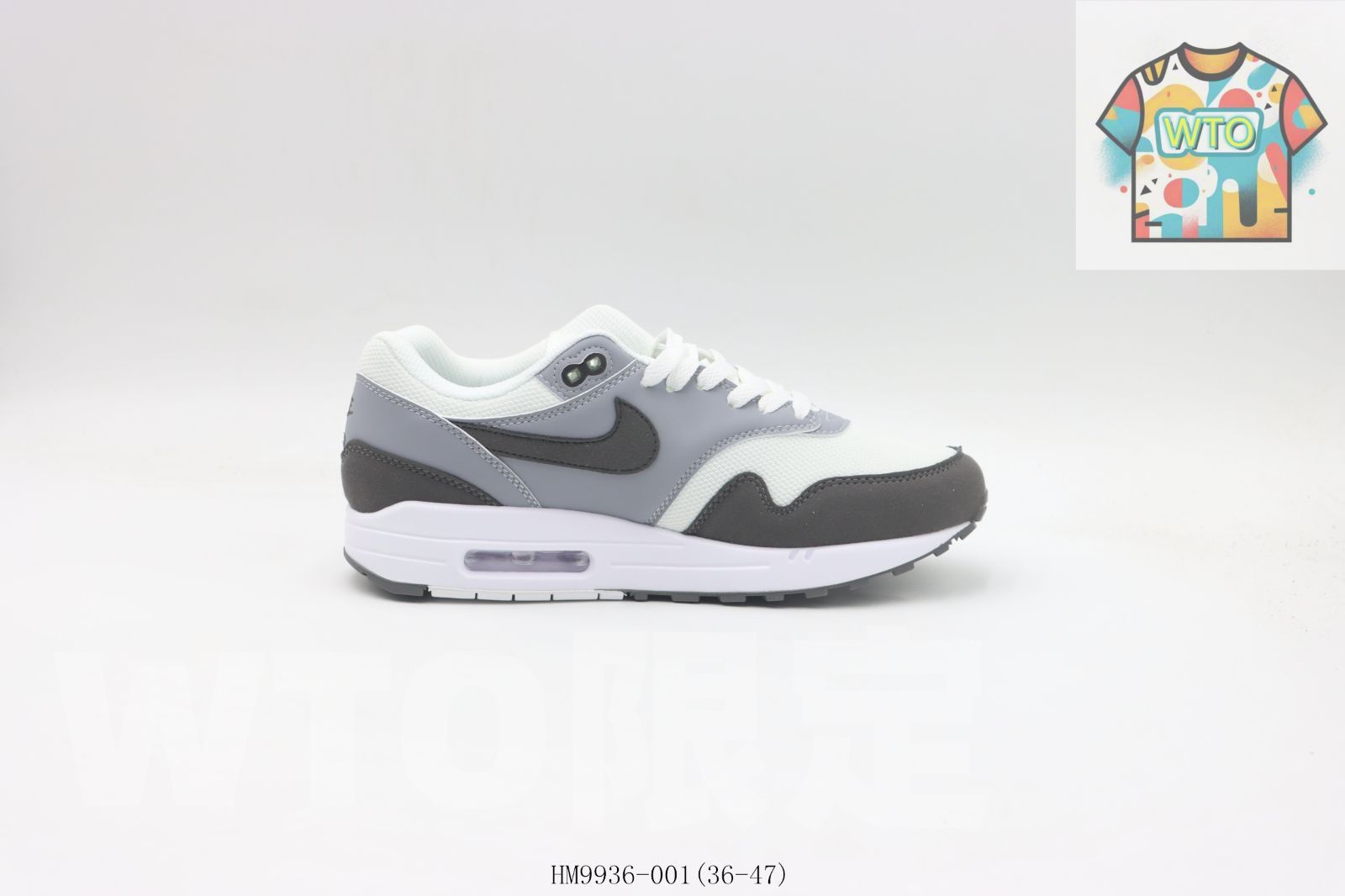 今日 Nike ナイキ ランニングシューズ HM 9936-001 グレーホワイト-WTO輸入2