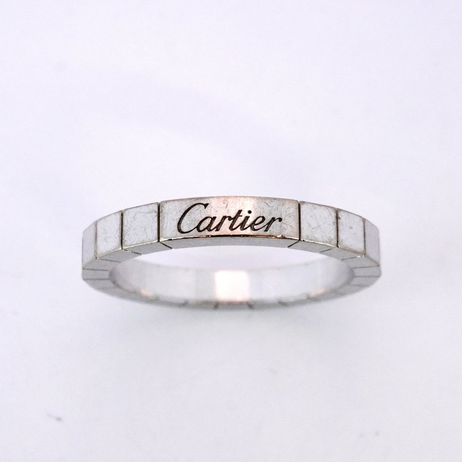 Cartier ラニエール ホワイトゴールド6.6g 希少サイズ59 金急高騰中 CARTIER カルティエ ラニエール #46 リング・指輪 K18ホワイトゴールド