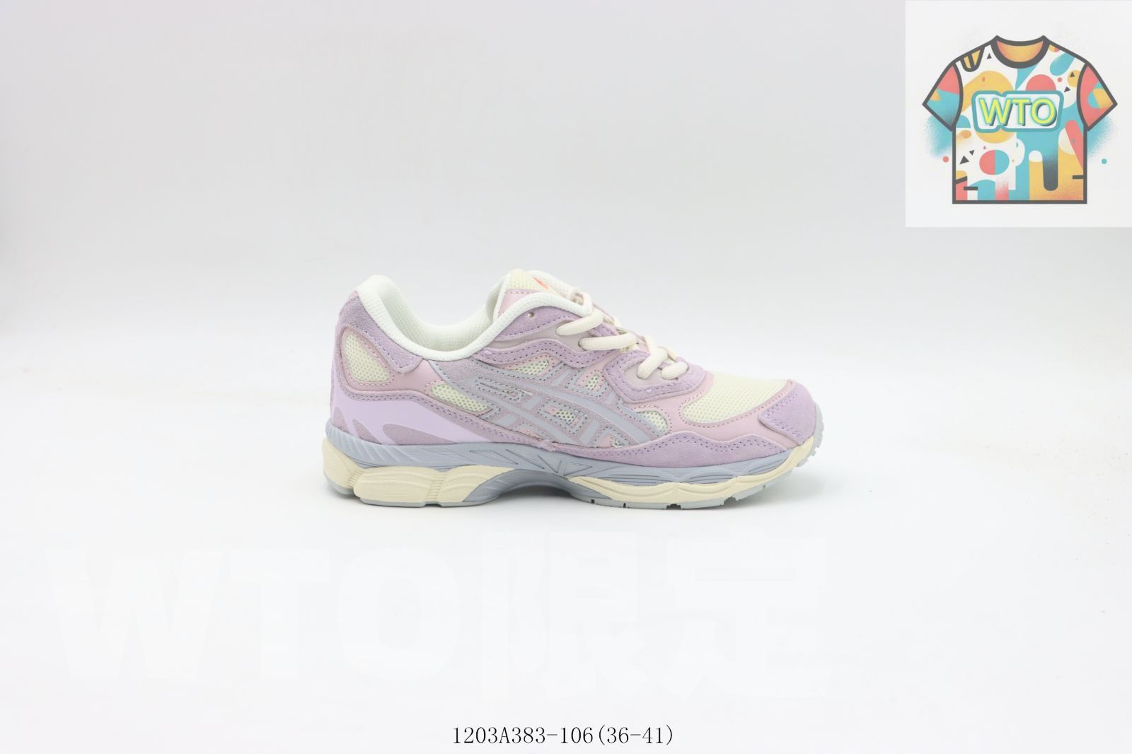 今日 Asics アシックス ランニングシューズ -106 ピンクパープル-WTO輸入2