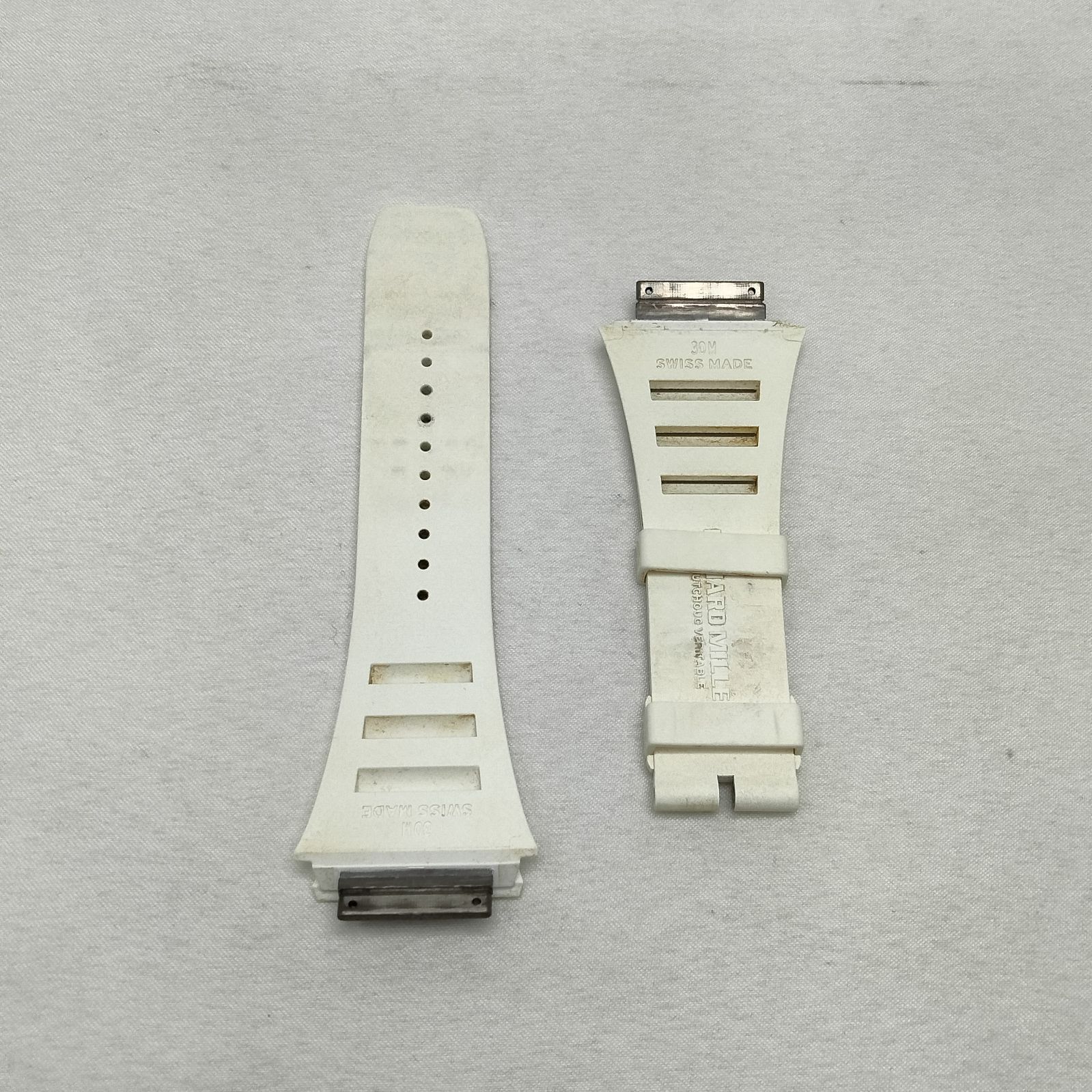 ️RICHARD MILLE ️ リシャールミル RM030 時計ベルト ラバー ホワイト