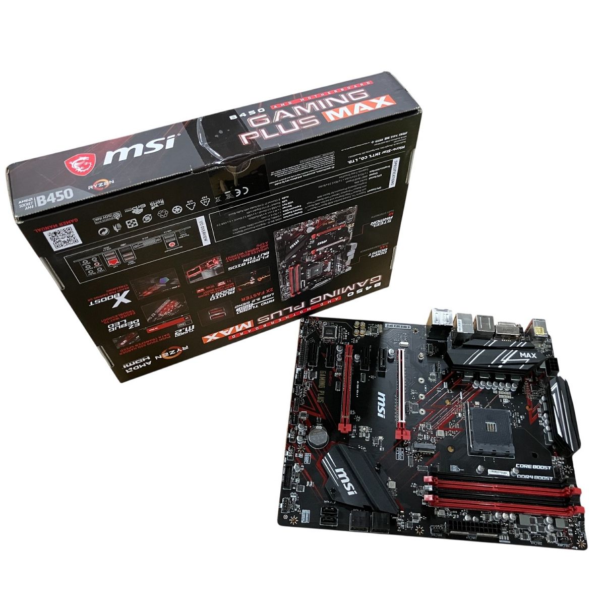 msi B450 GAMING PLUS MAX マザーボード PC ジャンク B10599638