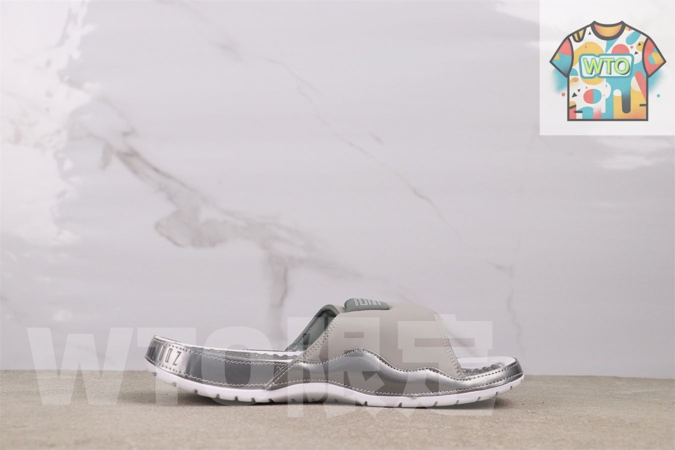 今日 エアジョーダン 11 AA 1336-004 クールグレー スリッパ-WTO輸入