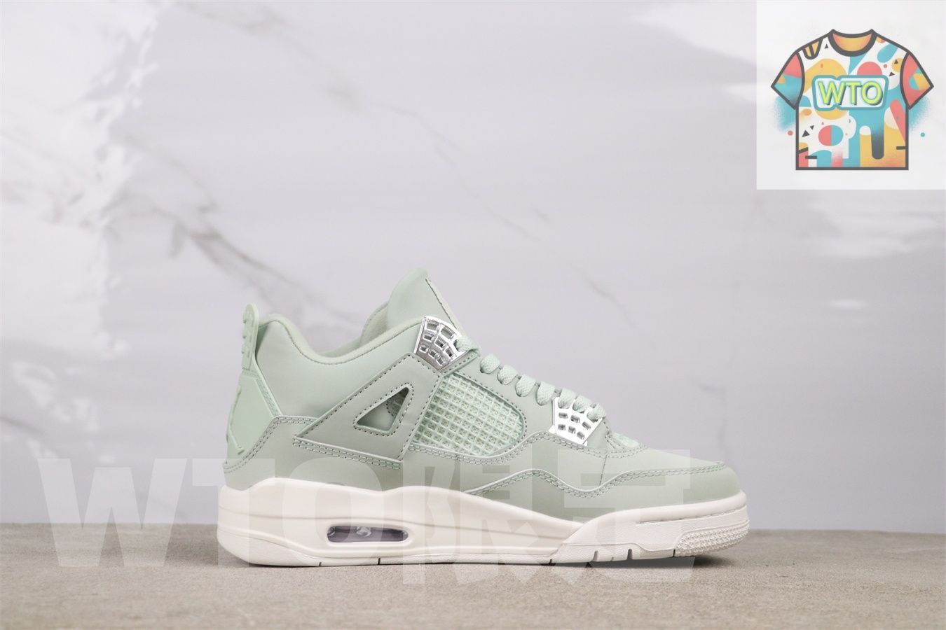 今日 エアジョーダン 4 代 HV 0823 - 003 シーフォーム グリーン-WTO輸入