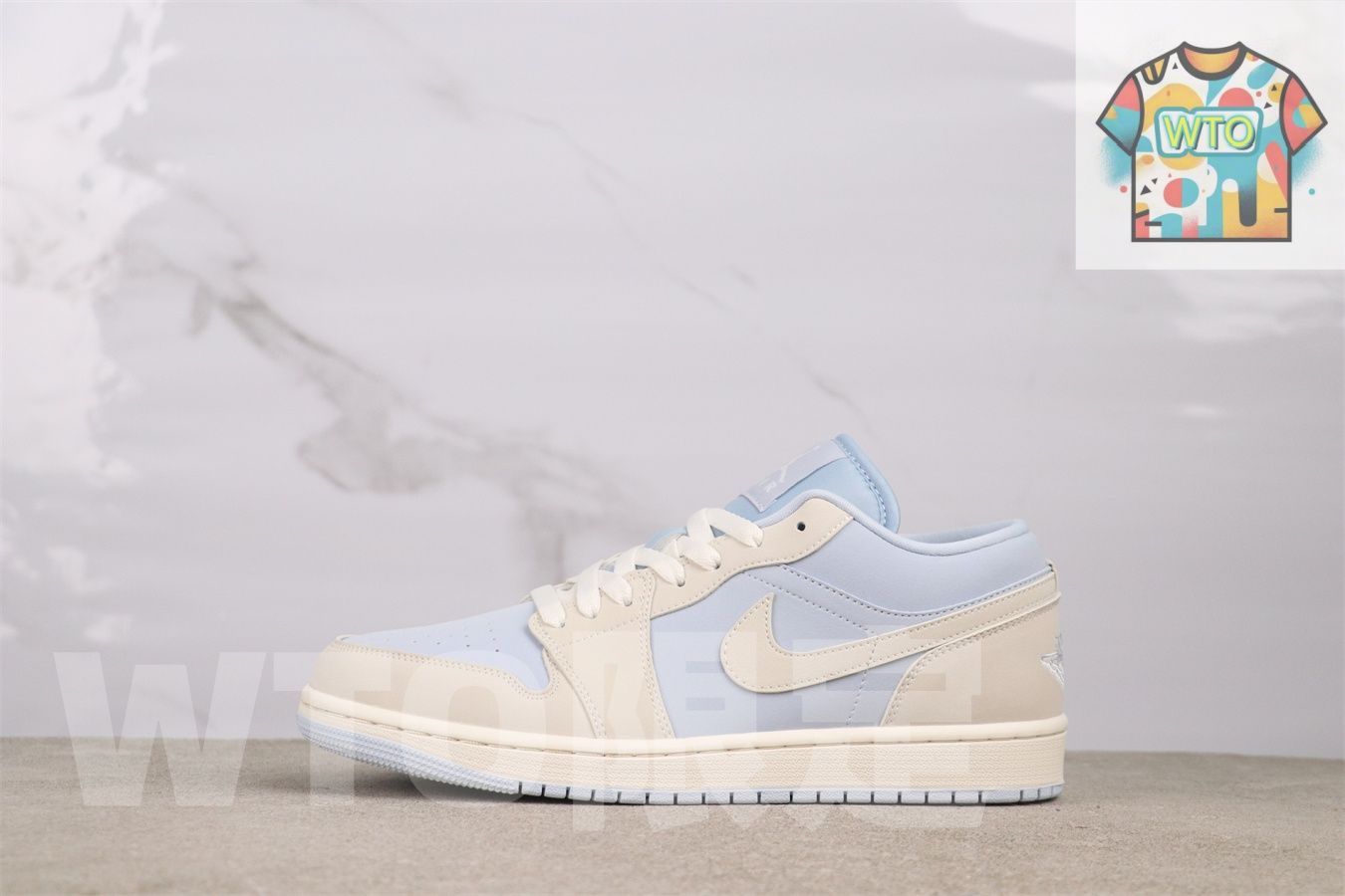 今日 Air Jordan 1 Low IB 4003 407 エアジョーダン 代 ロートップ 水素ブルー WTO輸入