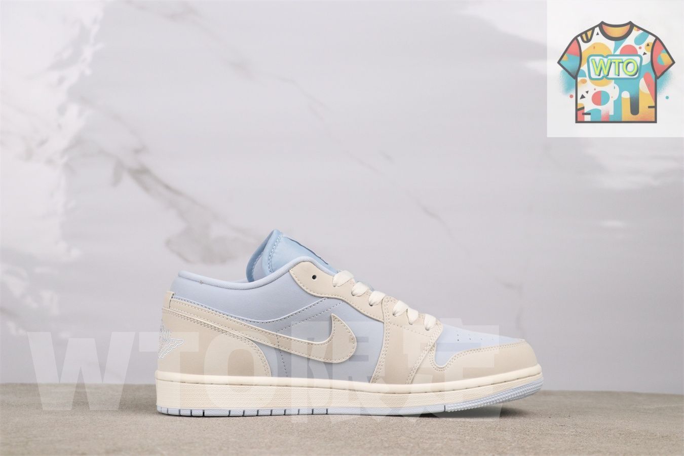 今日 Air Jordan 1 Low IB 4003-407 エアジョーダン 代 ロートップ 水素ブルー-WTO輸入