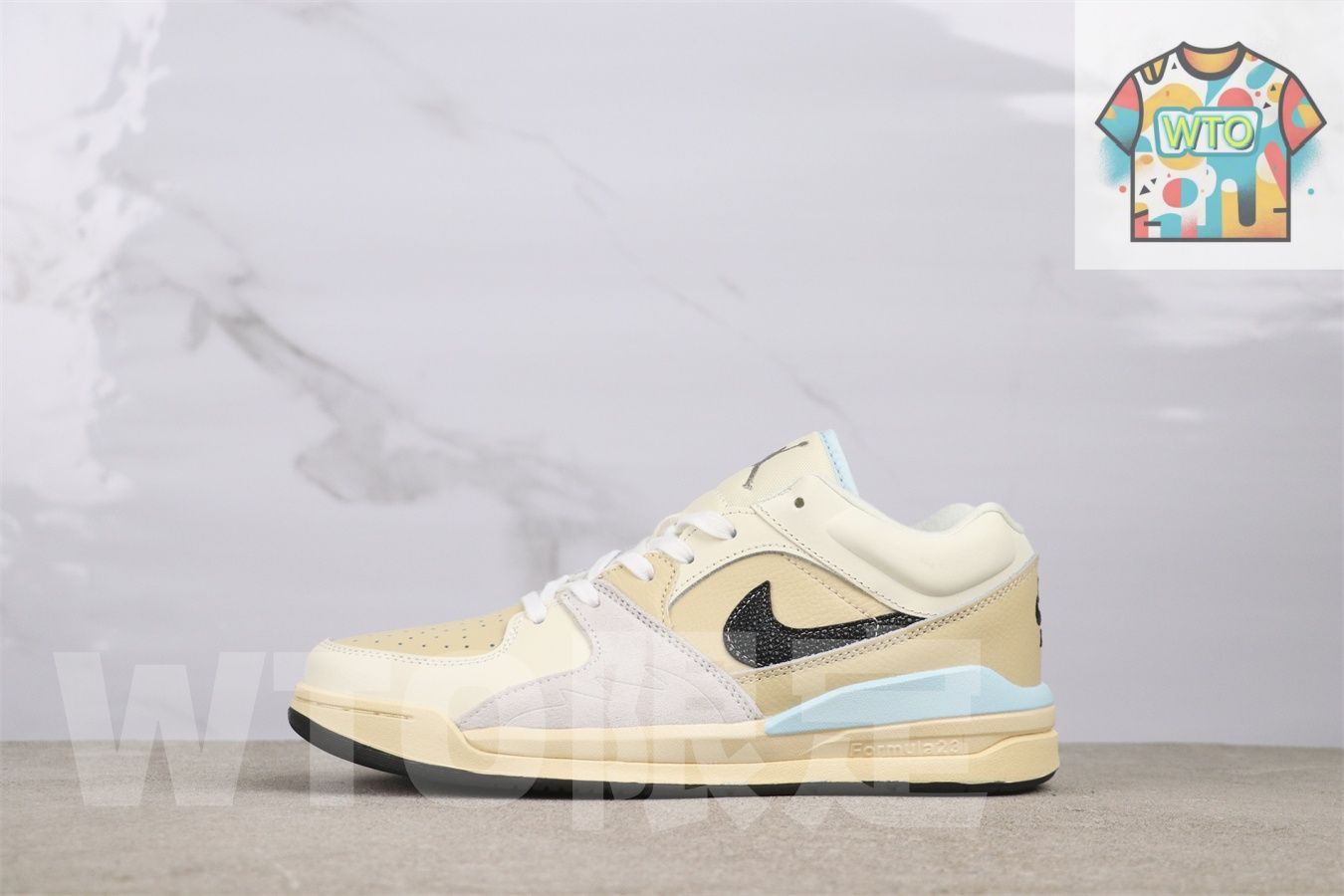 今日 Air Jordan HQ 3438-10 エアジョーダン グレーブラウン - ブルー-WTO輸入