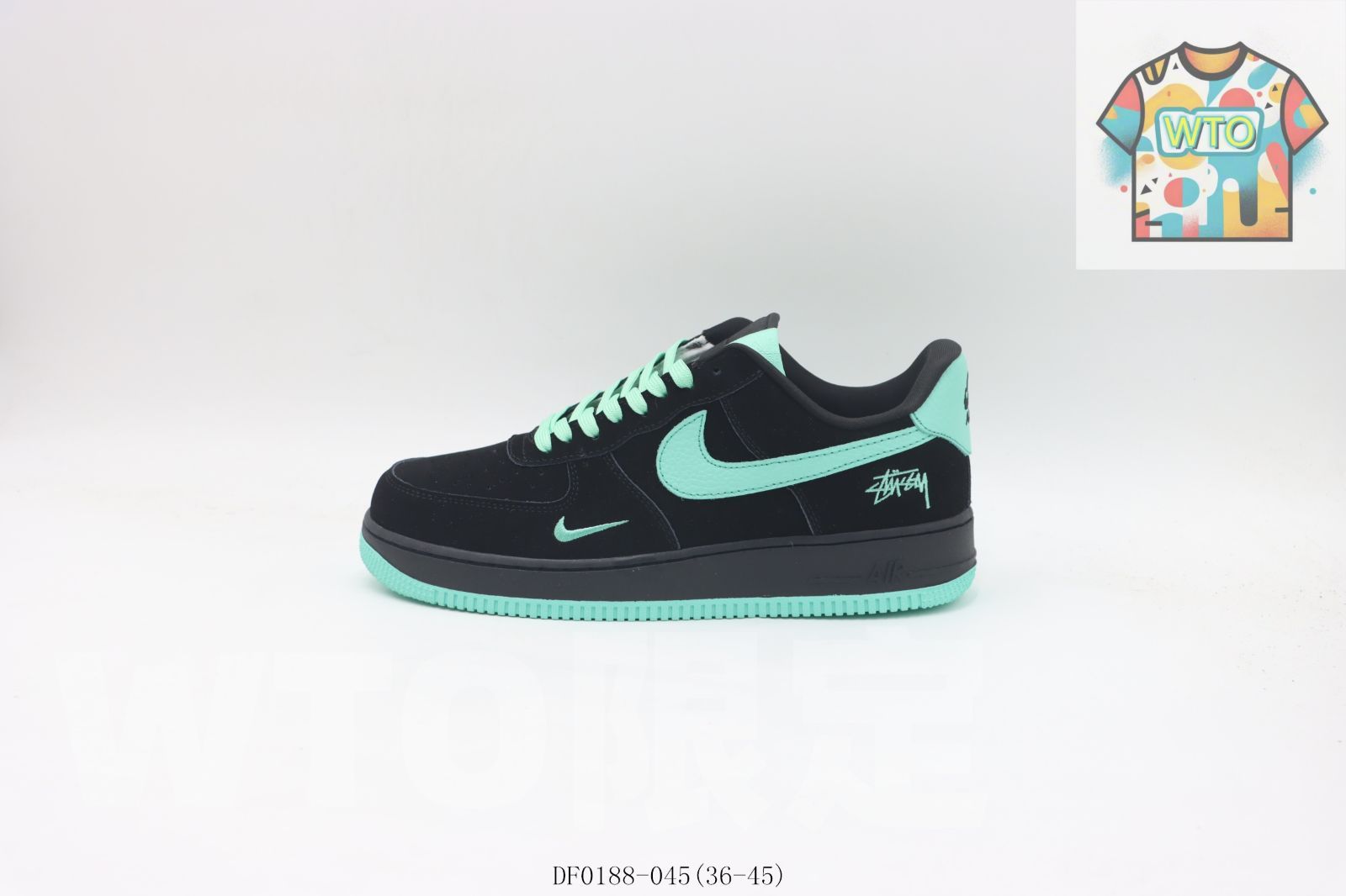 今日 Nike ナイキ スケートシューズ ブラックグリーン スタッシ DF 0188-045-WTO輸入