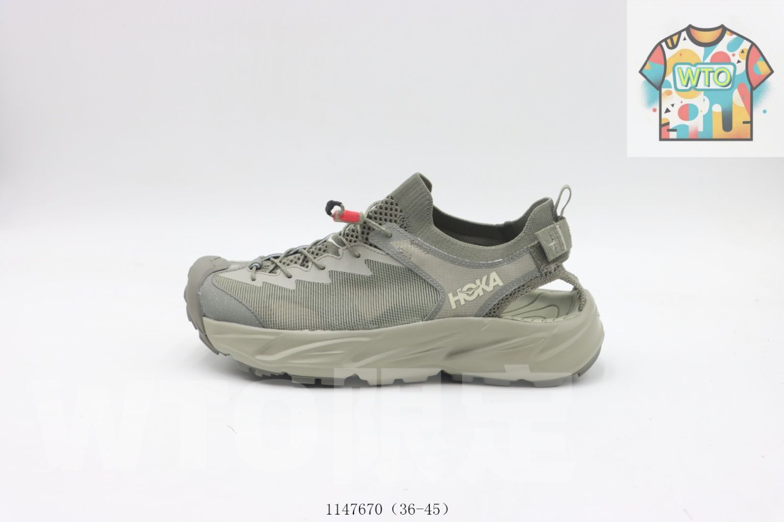 今日 ホカ ワンワン HOKA ONE サンダル 軍緑 1147670 WTO輸入0