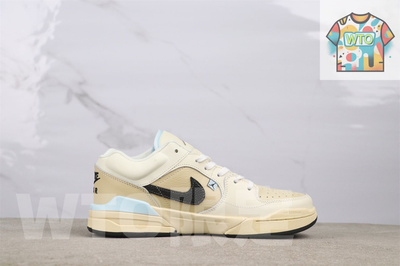 今日 Air Jordan HQ 3438-10 エアジョーダン グレーブラウン - ブルー-WTO輸入