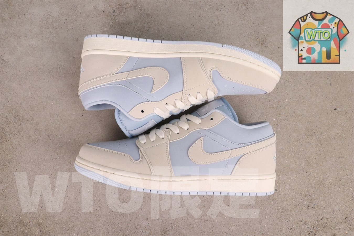  今日 Air Jordan 1 Low IB 4003-407 エアジョーダン 代 ロートップ 水素ブルー-WTO輸入 スニーカー 靴