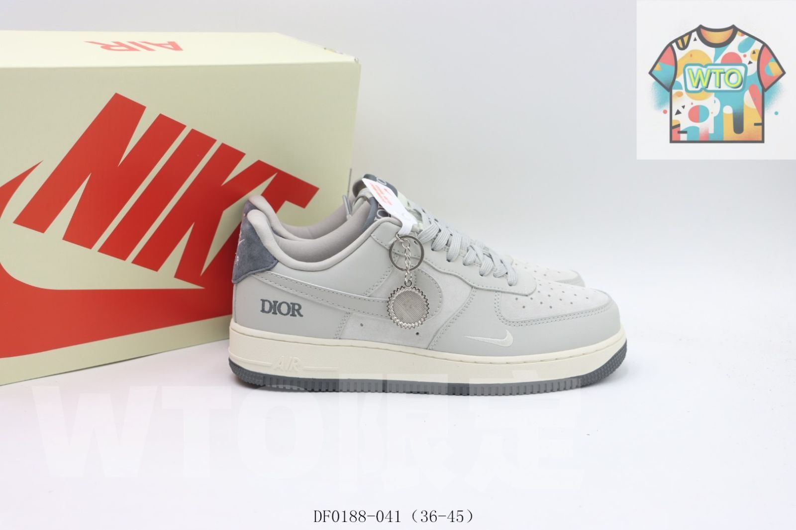  今日 ナイキ Nike スケートシューズ DF 0188-041 グレー-WTO輸入 スニーカー 靴