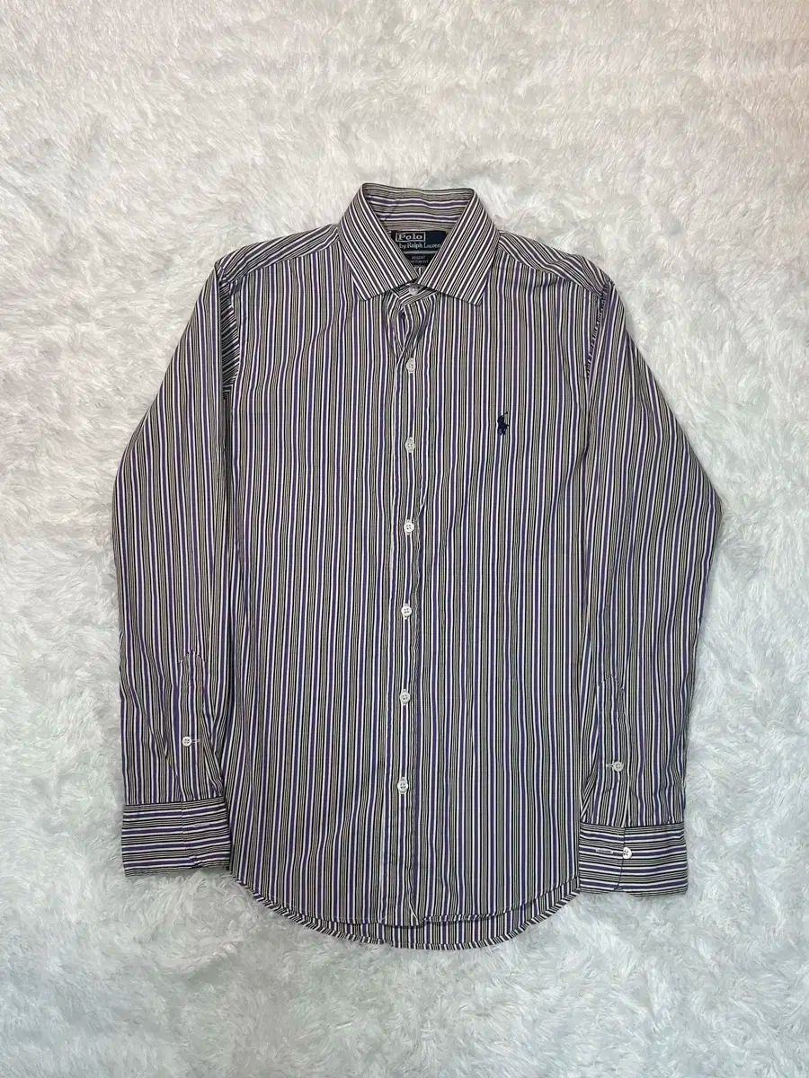 Polo RalphLauren ポロラルフローレン パープル ストライプ シャツ