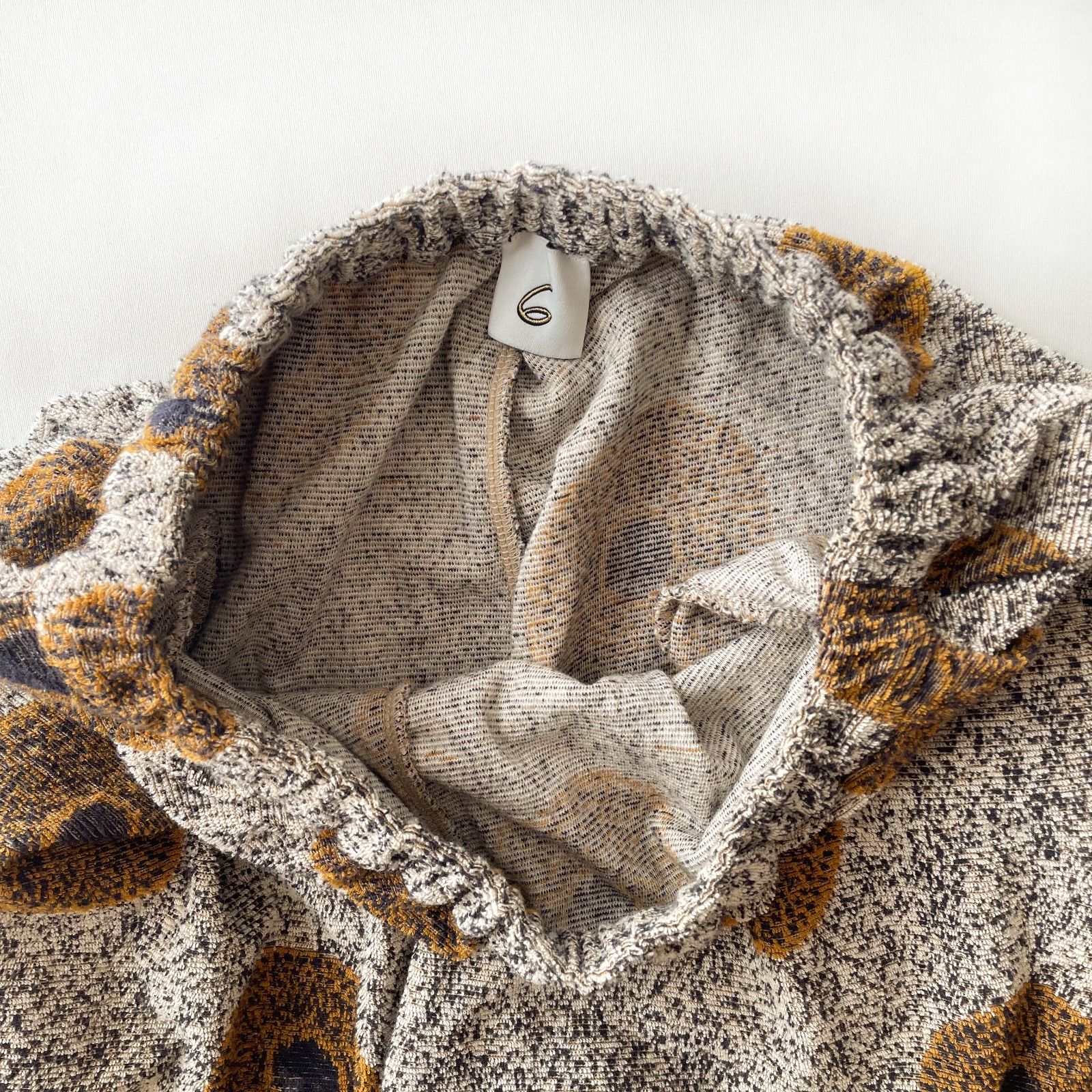 6 ROKU 人気完売品✨ROKU 6 ロク BATIK RRINT PILE PANTS バティック