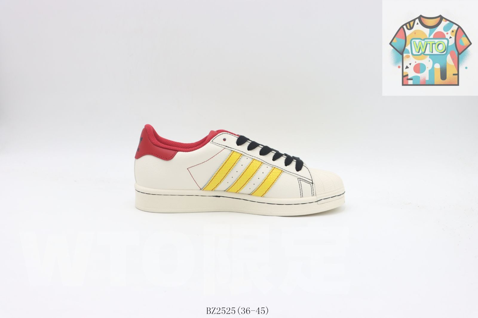 今日 アディダス Adidas スケートシューズ BZ 2525 ホワイト イエロー レッド-WTO輸入