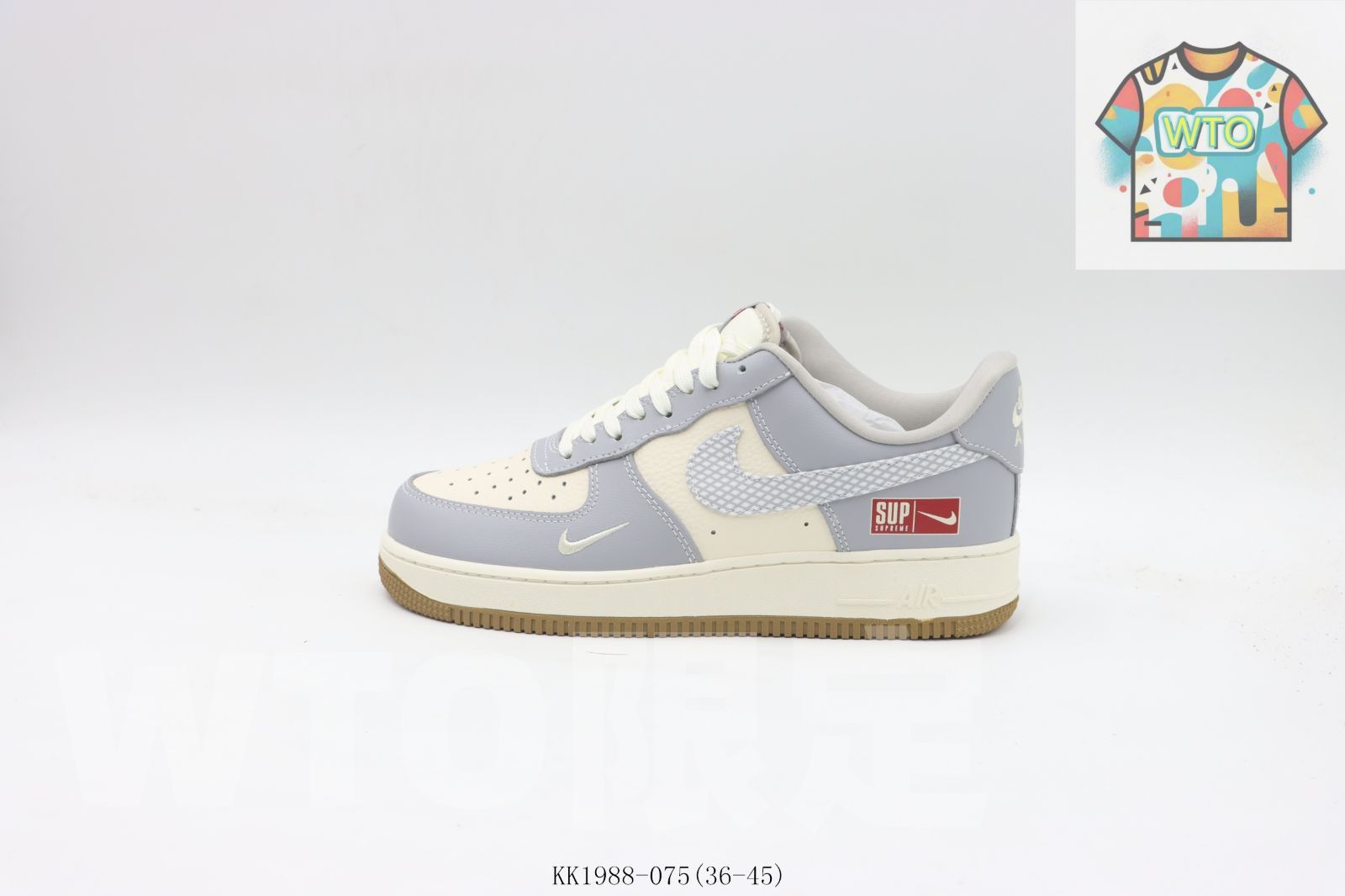 今日 ナイキ Nike スケートシューズ KK 1988 075 グレー ホワイト WTO輸入